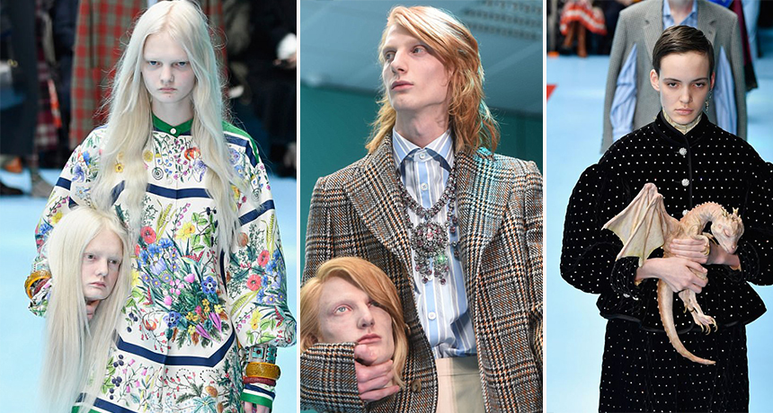 Horrori i Gucci-t në pasarelë (FOTO)