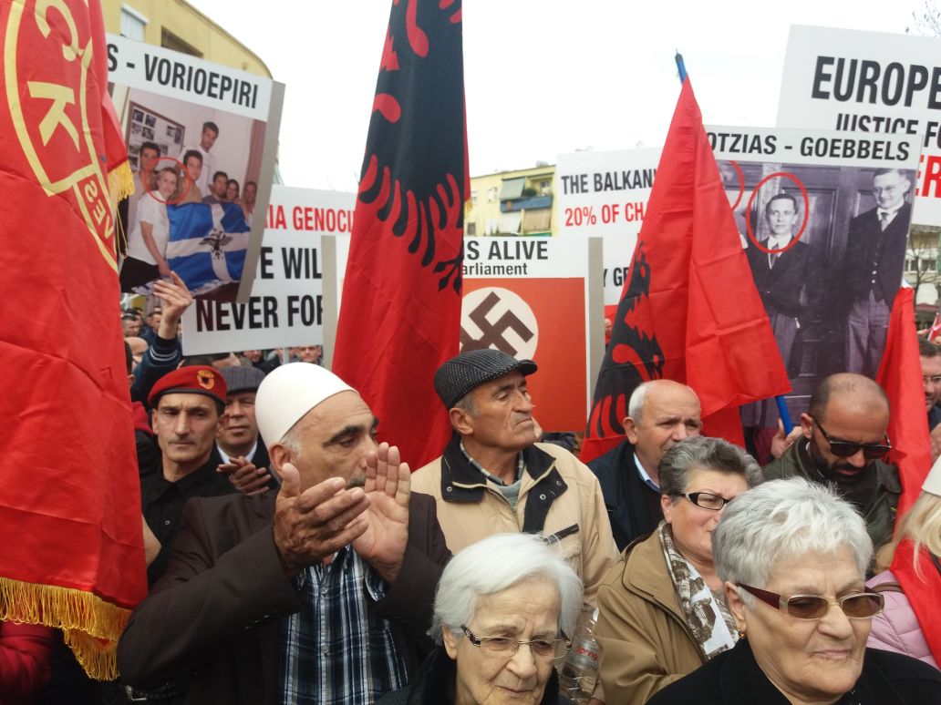 Protesta e çamëve komentohet në mediet greke