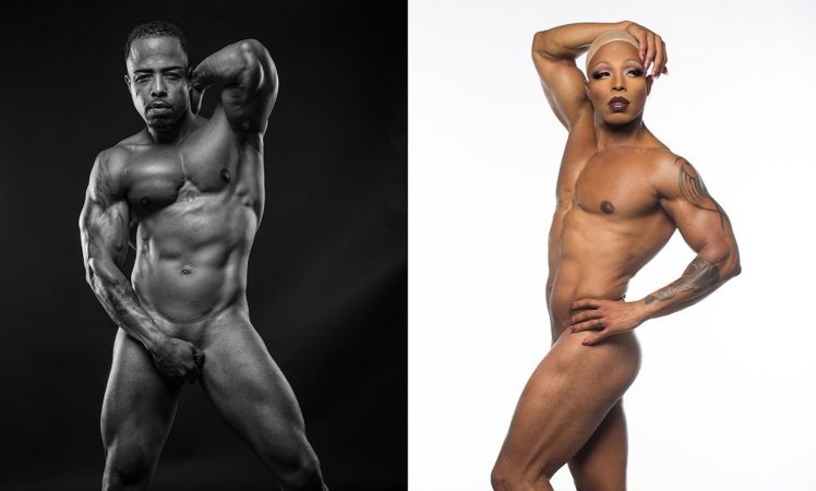 Meshkujt muskulozë grimohen si femra për një arsye të fortë (FOTO)