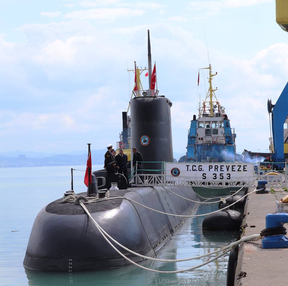 Nëndetësja turke për herë të dytë në portin e Durrësit, vizitë 4-ditore (FOTO)