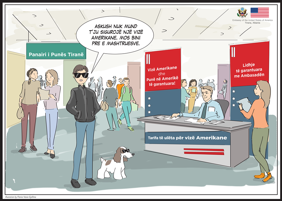 Njoftimi i rëndësishëm i Ambasadës Amerikane për vizat (FOTO)