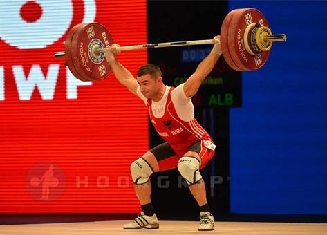 Briken Çalja shpallet kampion Europe në peshëngritje