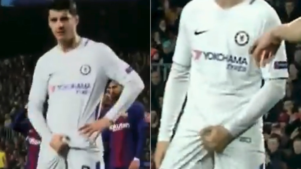 Gjesti i turpshëm i Moratas, dedikuar tifozëve të Barcelonës