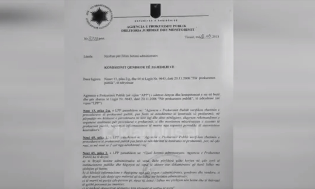 Dokumenti/ KQZ nën hetim për një tender me vlerë 60 mln lekë