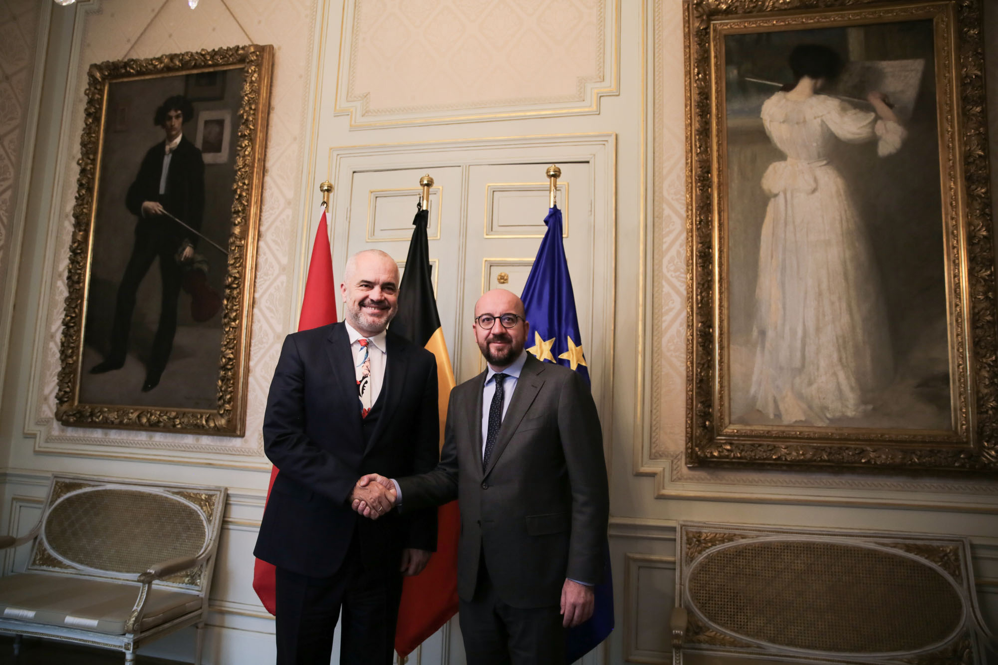 Rama takohet me homologun belg, mbështetje për perspektivën europiane të Shqipërisë