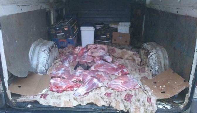 AKU bllokon 75 kg kg mish në një pikë therje të paligjshme
