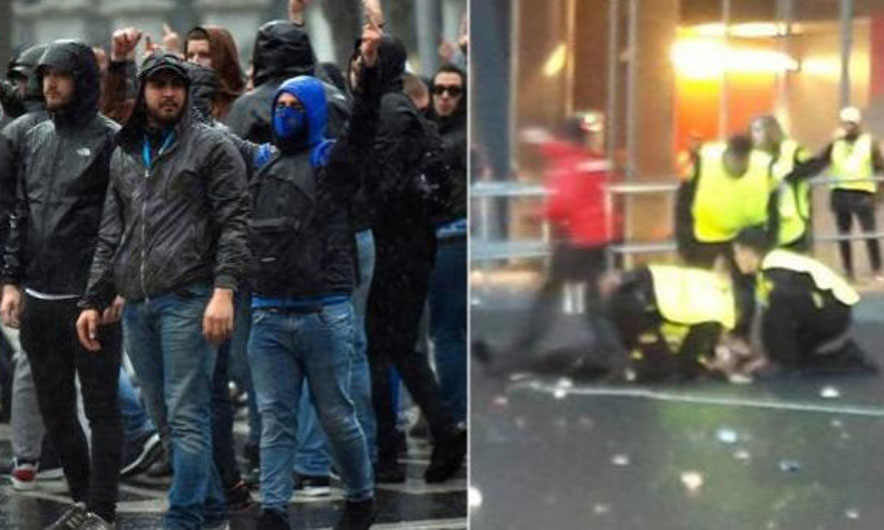 Tifozët e Marseille plagosin me thikë dy roje sigurie në Spanjë