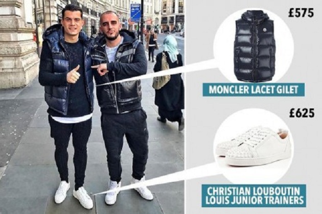 Veshjet e shtrenjta të Granit Xhakës, mediat britanike habiten me fiksimin e tij pas markave luksoze