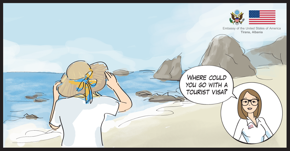 Vizat turistike, Ambasada Amerikane: Sigurohuni të ktheheni në Shqipëri
