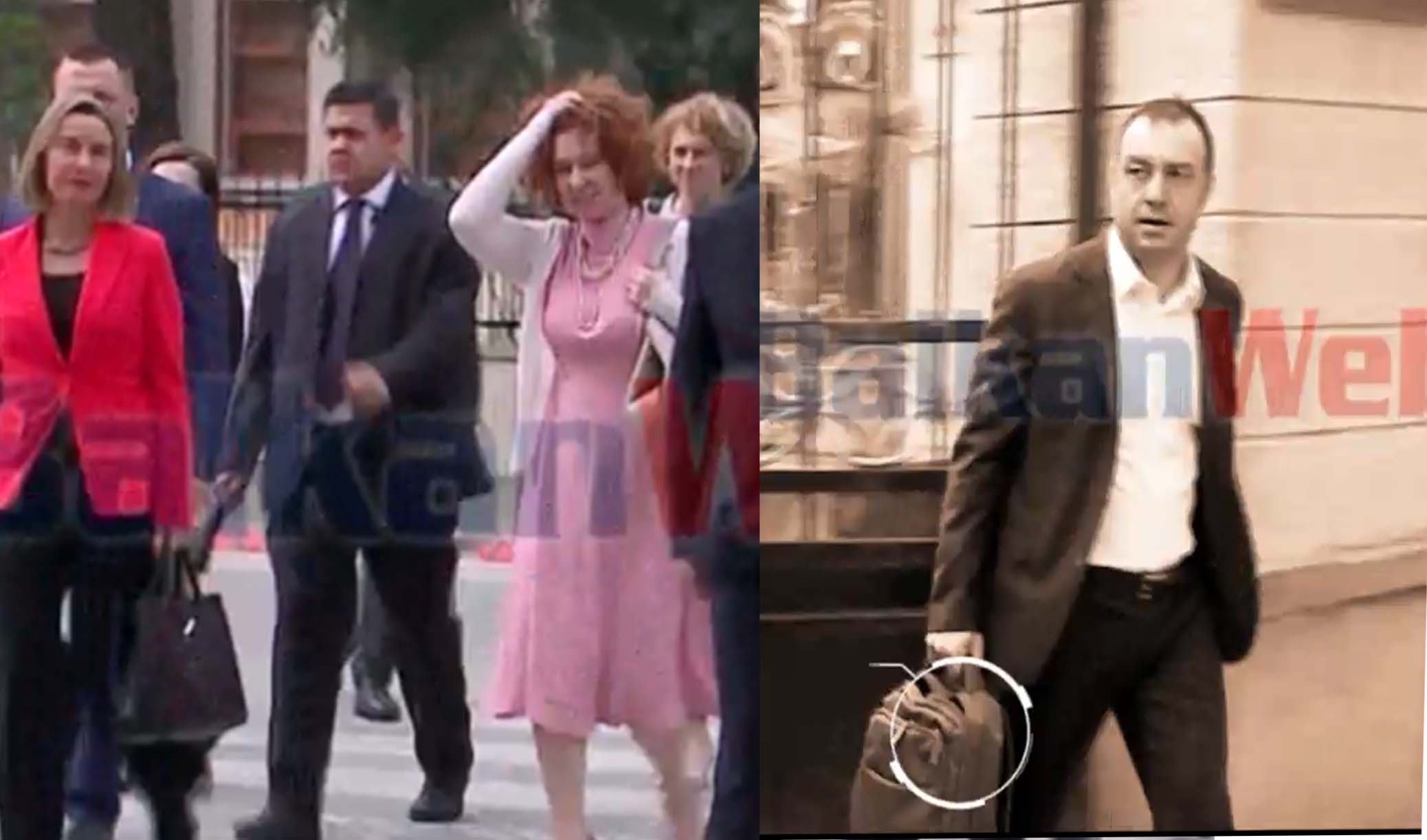 VIDEO/ Deputeti me çantë misterioze në Kuvend, ambasadores Vlahutin s’i binden flokët