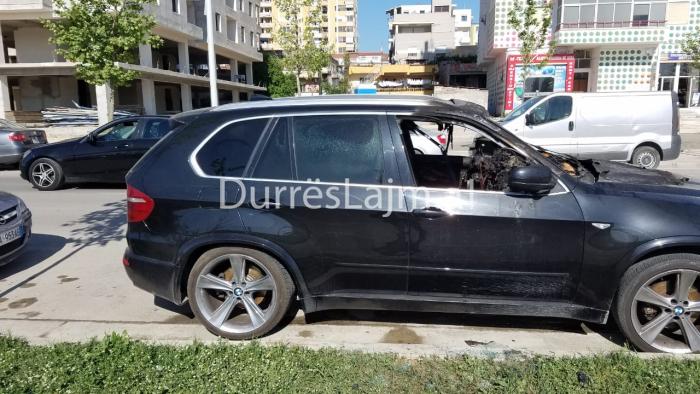 Reagon sërish policia e Durrësit për “BMW”-në e drejtorit: Ja shkaku i zjarrit