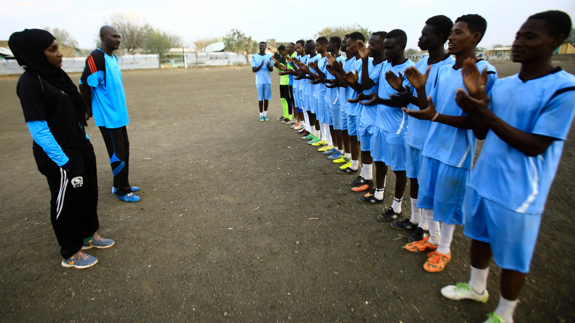 Salma al-Majidi, gruaja e parë arabe që stërvit meshkujt