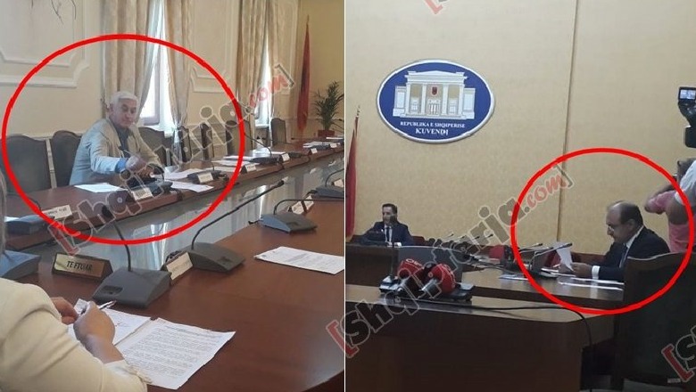 FOTO/ Dy deputetët ‘tradhtarë’ të LSI-së, qëndruan në komisione pasi iku opozita