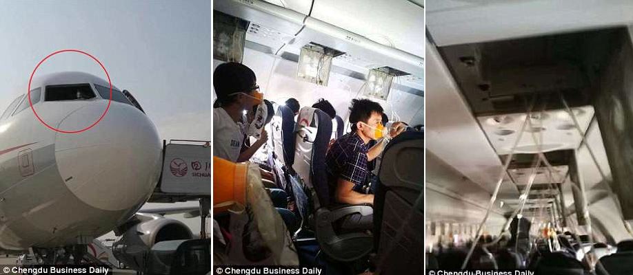 Momente paniku në qiell, shkëputet xhami i dritares, gjysma e trupit të pilotit jashtë avionit (VIDEO)