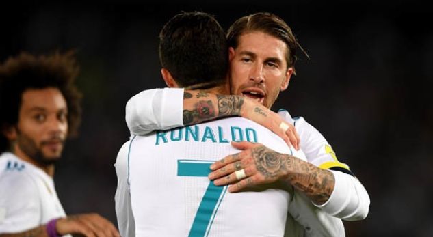 Si e qortoi Sergio Ramosi Cristiano Ronaldon
