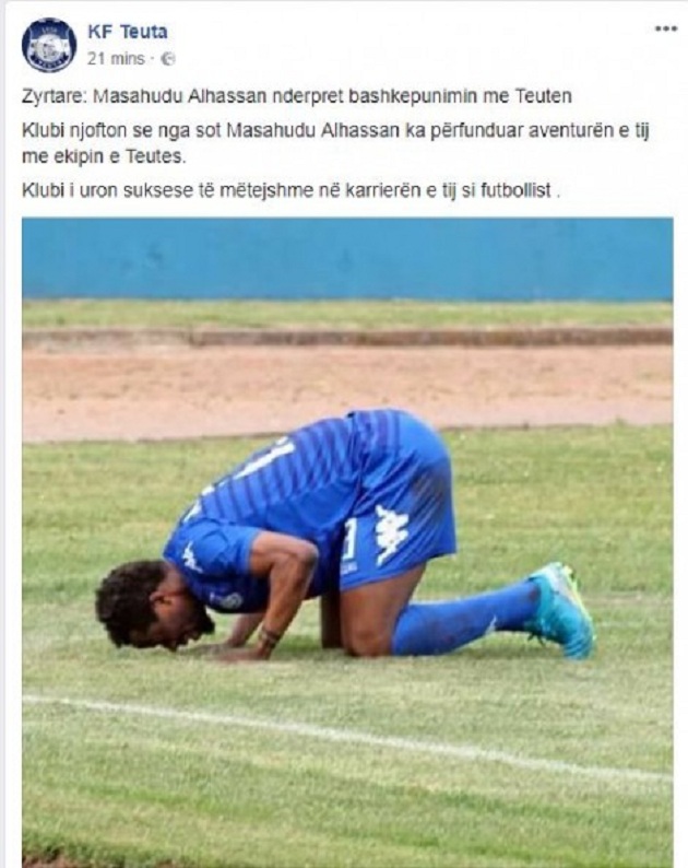 Teuta njofton një tjetër largim, mbrojtësit ganez nuk i besohet më