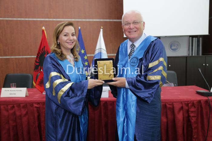 UAMD nderon Prof. Dr. Franz Schausberger me titullin “Doctor Honoris Causa” (FOTO)
