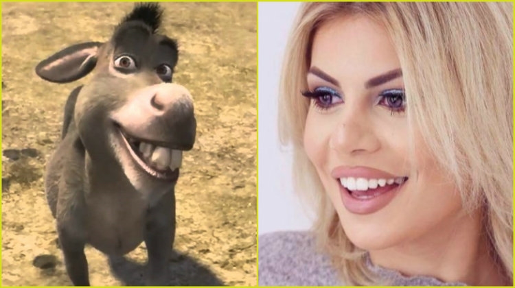 Komentuesja e krahason me gomarin e Shrekut, ja si i përgjigjet Luana