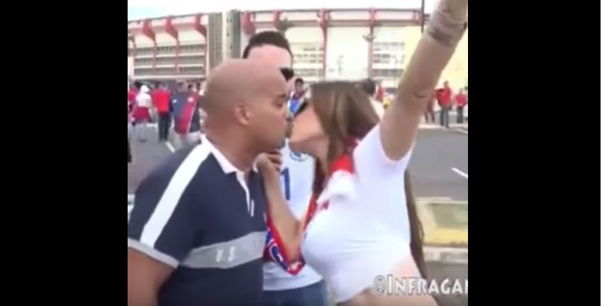 VIDEO/ Kujdes kur puthni një të panjohur…