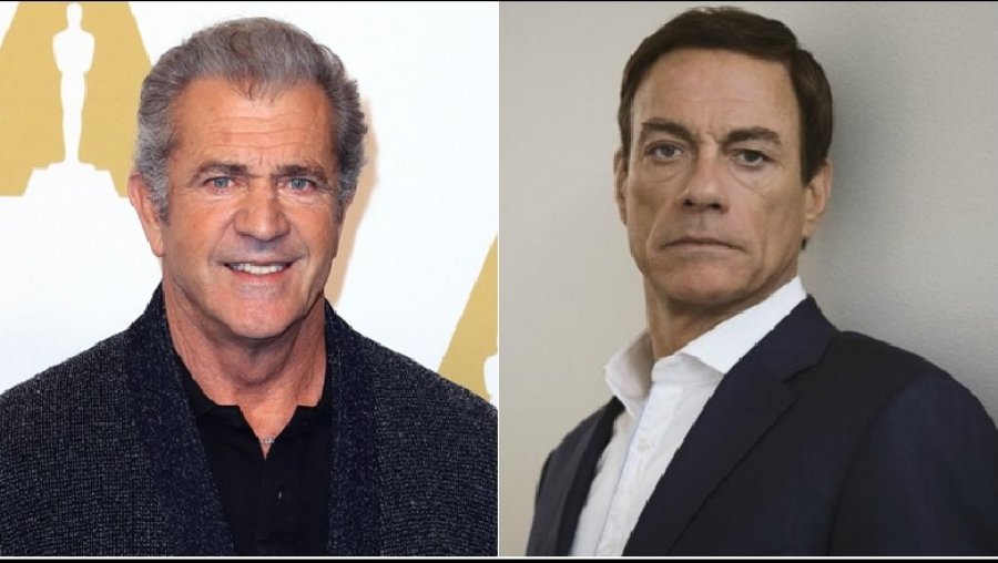 Mel Gibson dhe Van Dam mbërrijnë në Shqipëri