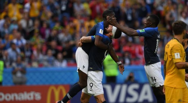 Franca fitore të vuajtur përballë Australisë