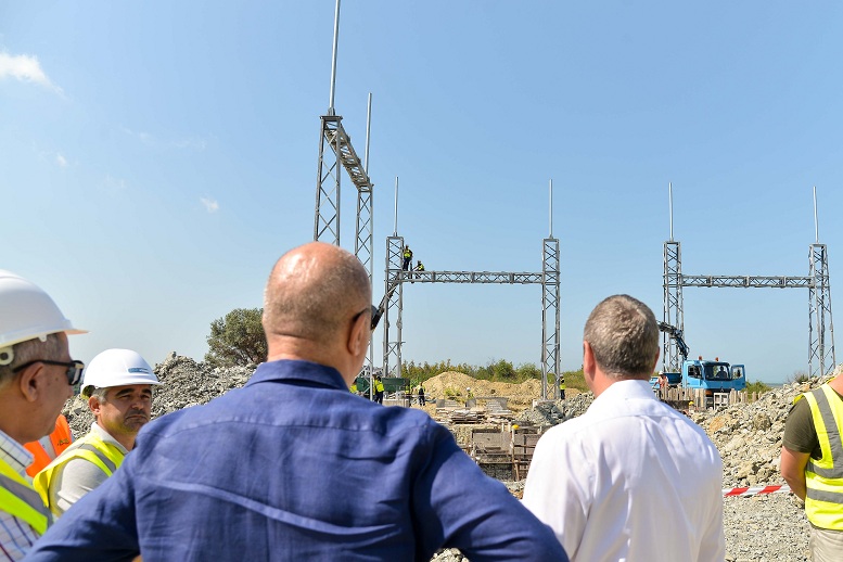 Nënstacion i ri në Gjirin e Lalëzit, Gjiknuri dhe Çela inspektojnë punimet