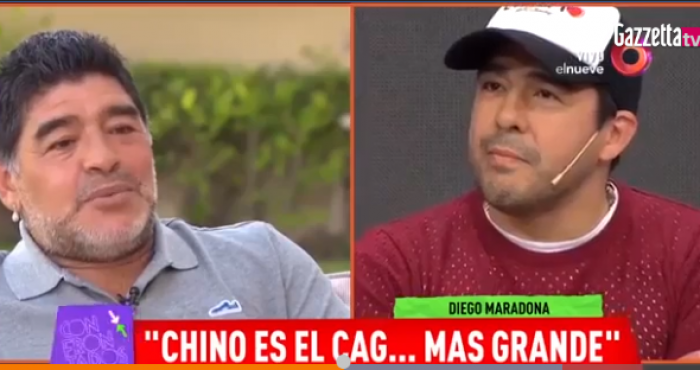 “Më ke vjedhur para, fytyrë m*t”! Maradona sulmon në televizor nipin e vet (VIDEO)