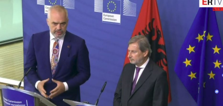 Hahn: Nuk ka anëtarësim në BE pa zgjidhur çështjet me Greqinë