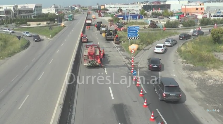 Hapet autostrada Tiranë-Durrës, përfundojnë punimet