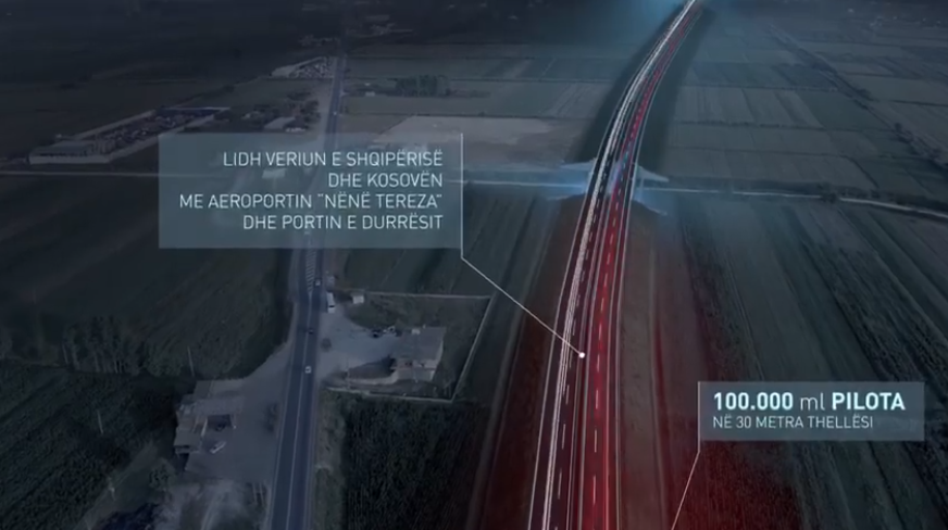 VIDEO/ Rama tregon autostradën e re moderne, do lidhë veriun e Shqipërisë me Durrësin dhe aeroportin
