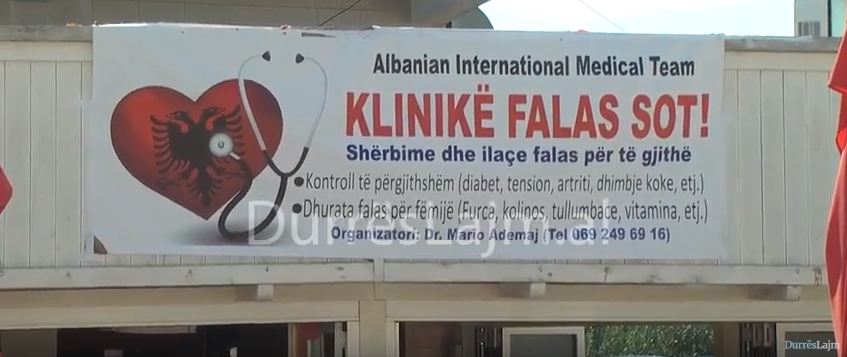 Mjekët vullnetarë nga SHBA vizitojnë falas banorët e Durrësit (VIDEO)
