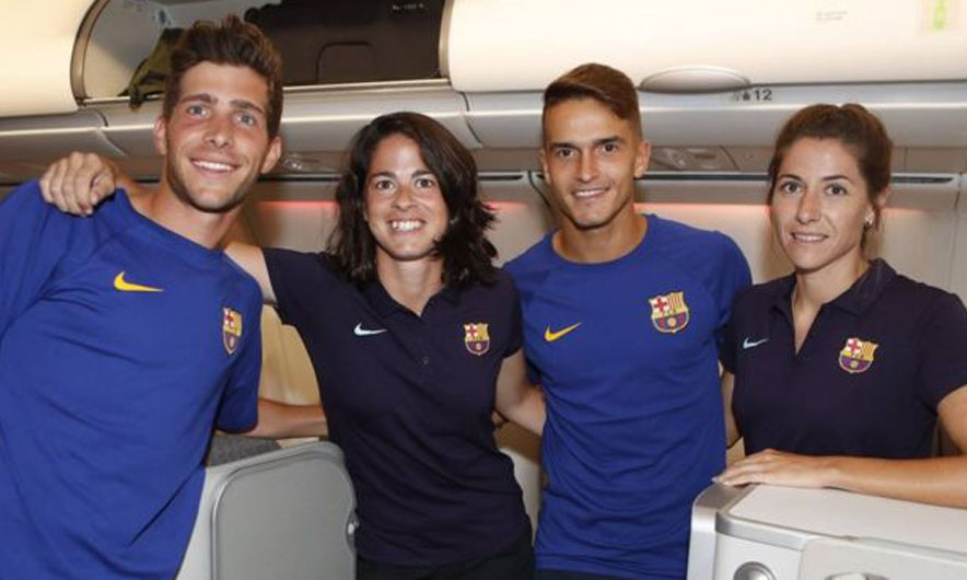 Kritika ndaj Barcelonës, skuadra e meshkujve dhe e femrave bashkë në avion, por…
