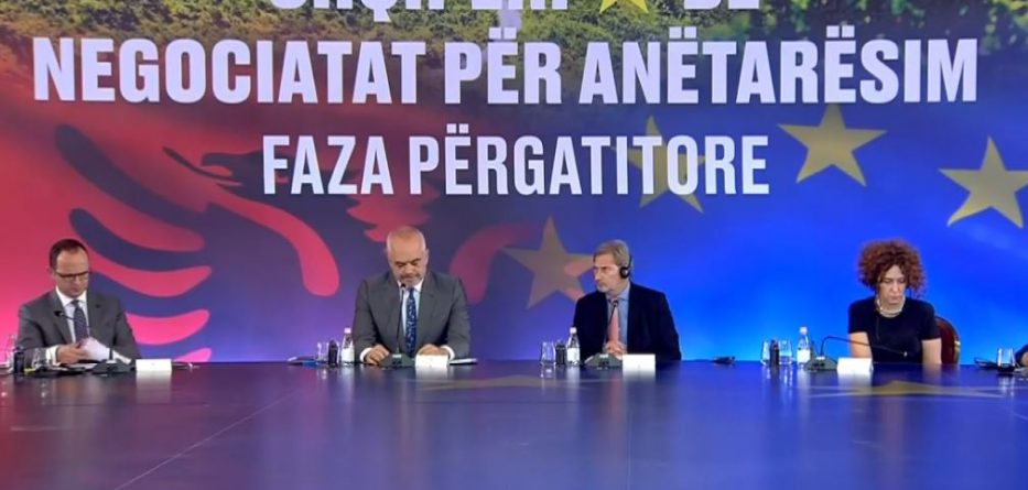 Negociatat, Hahn: Nuk ka asnjë kusht të ri për Shqipërinë