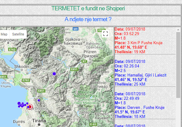 Nuk ndalen tërmetet, dy goditje të tjera shënohen gjatë natës