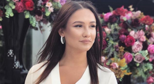 Moderatorja Jona Spahiu në muajt e fundit të shtatzënisë