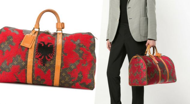 Flamuri kuq e zi vendoset në çantat e Louis Vuitton, çmimi marramendës