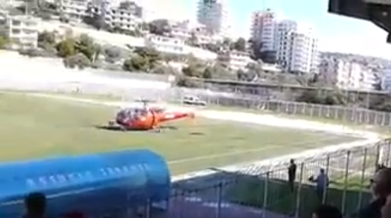 Helikopteri “prish” stërvitjen e Kastriotit