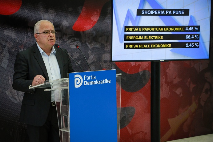 Spaho: Rritja ekonomike vetëm 2.5%. Ata që po vjedhin sot, nesër në burg!