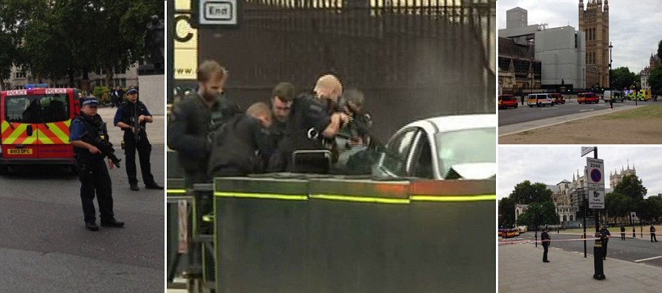 Rrethohet parlamenti britanik, pasi një mjet u përplas me barrierat e sigurisë