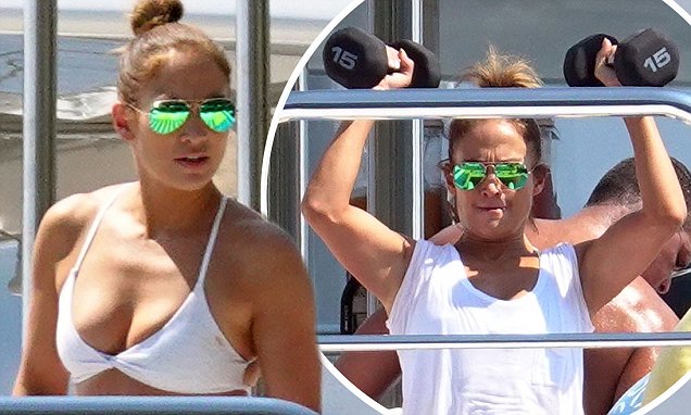 JLo tregon format perfekte gjatë stërvitjes në jahtin luksoz