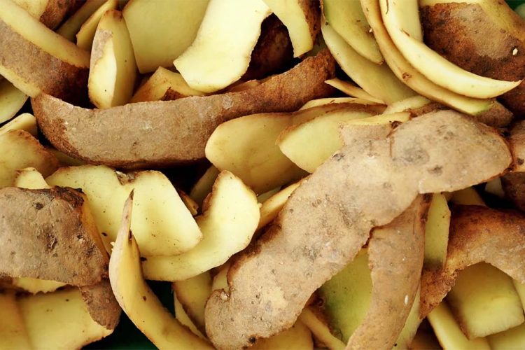 Si të zhdukni thinjat me lëkurat e patateve