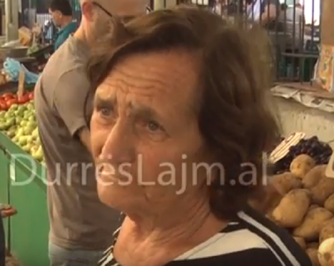 VIDEO/ Pensionistja në Durrës me 5 200 lekë të vjetra në treg. Çfarë mund të blejë?