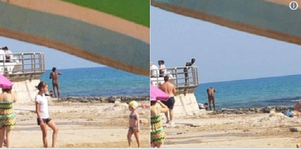 Zhvishen nudo në plazh në sy të fëmijëve, revoltohen pushuesit (FOTO)