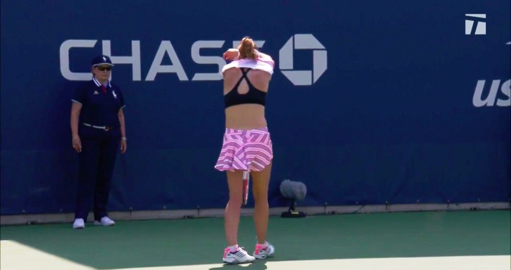 Surprizon tenistja franceze, zhvishet në fushë gjatë US Open