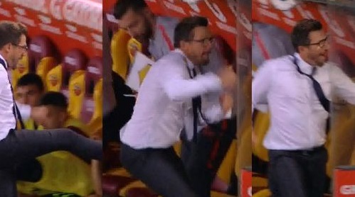 Trajneri i Romës operohet, goditi me grusht…pankinën (VIDEO)