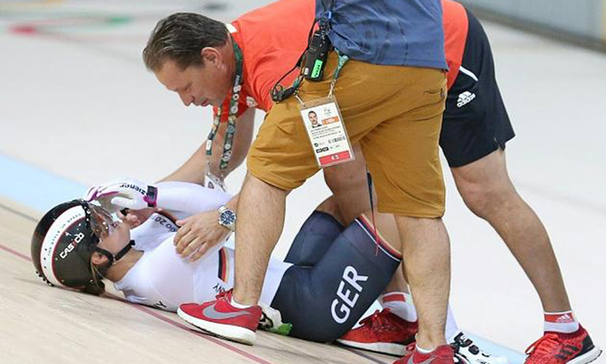 Rrëzimi gjatë stërvitjes, kampionia e dyfishtë olimpike mbetet e paralizuar