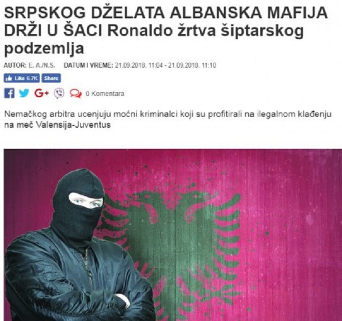 Çmenden serbët: Mafia shqiptare kishte vënë bast për të kuqin e Ronaldos