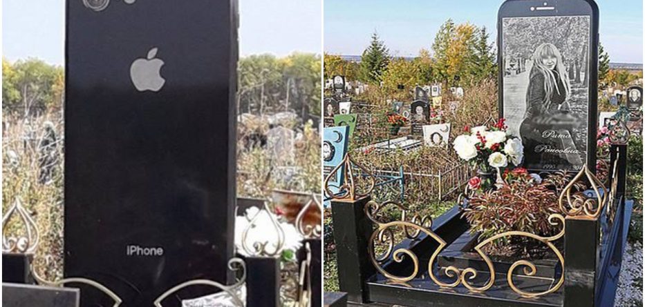 Një varr në formë iPhone! (FOTO)