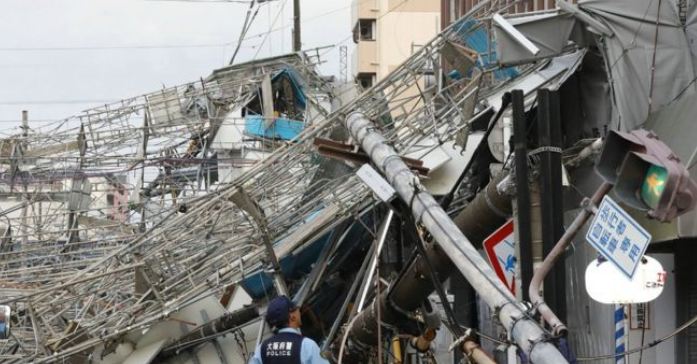 Japonia goditet nga tajfuni më i fortë në 25 vitet e fundit