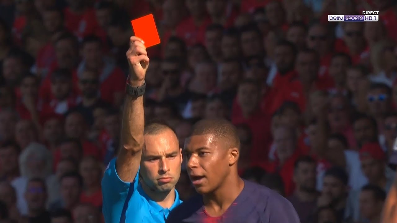 Kartoni i kuq i kushton rëndë, Mbappe pezullohet 3 ndeshje